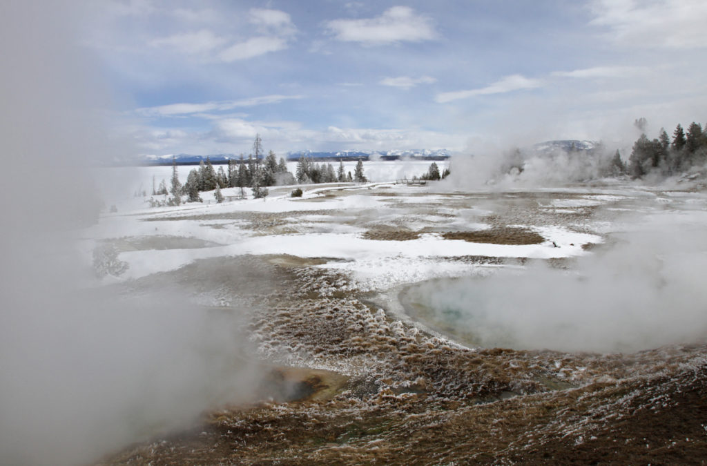 West Thumb Geyser Basin, Yellowstone National Park, Photo Credit: Jim Peaco, NPS