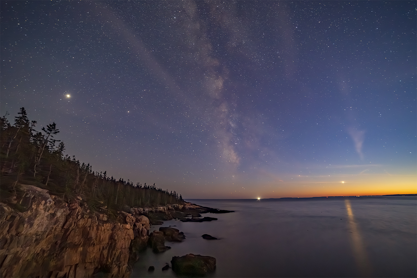 Blue Hour at Raven's Nest, Acadia National Park, Maine | Photo Credit: John Freeman