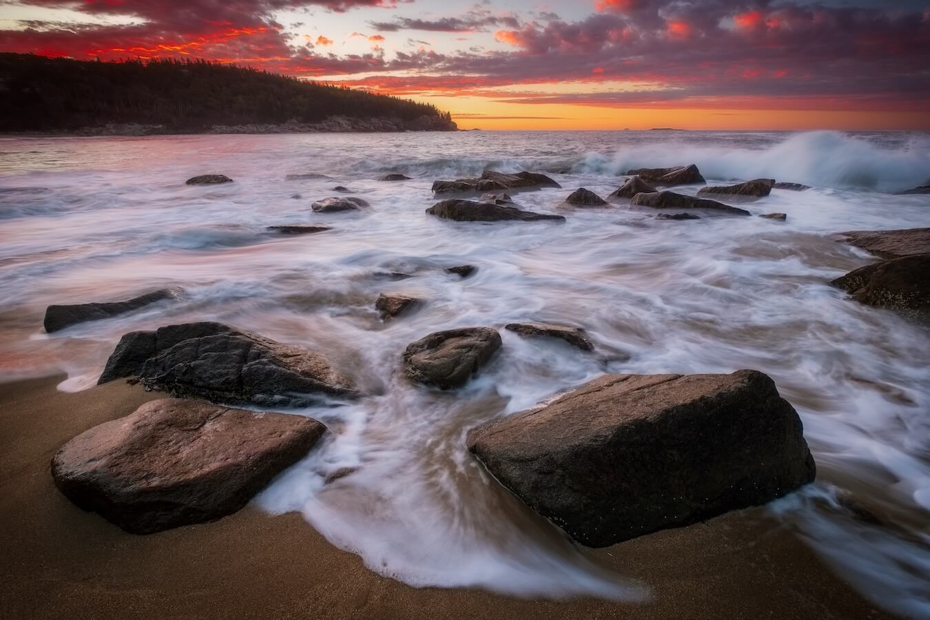 Sand Beach, Acadia National Park, Maine | Photo Credit: Shutterstock / Luc Rousseau