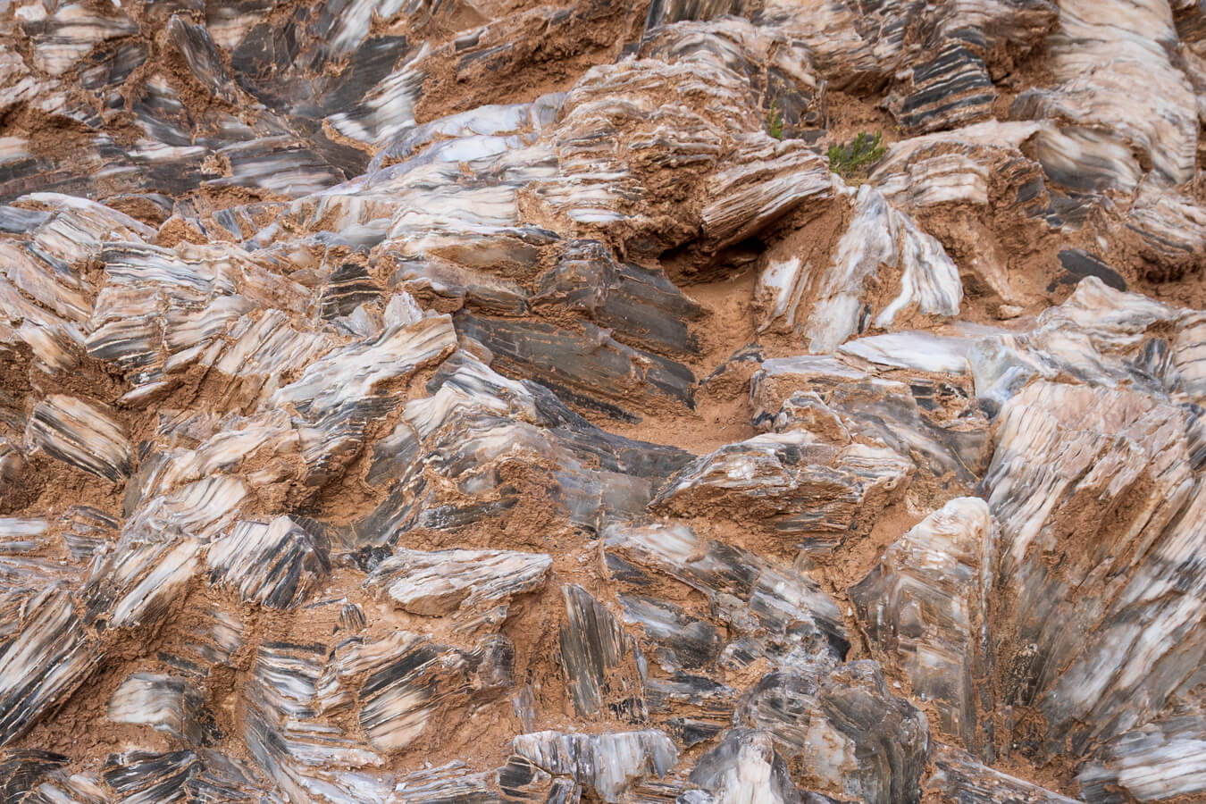 Close-up of Glass Mountain Selenite Crystals, Cathedral Valley, Capitol Reef National Park | Photo Credit: Vezzani Photography
