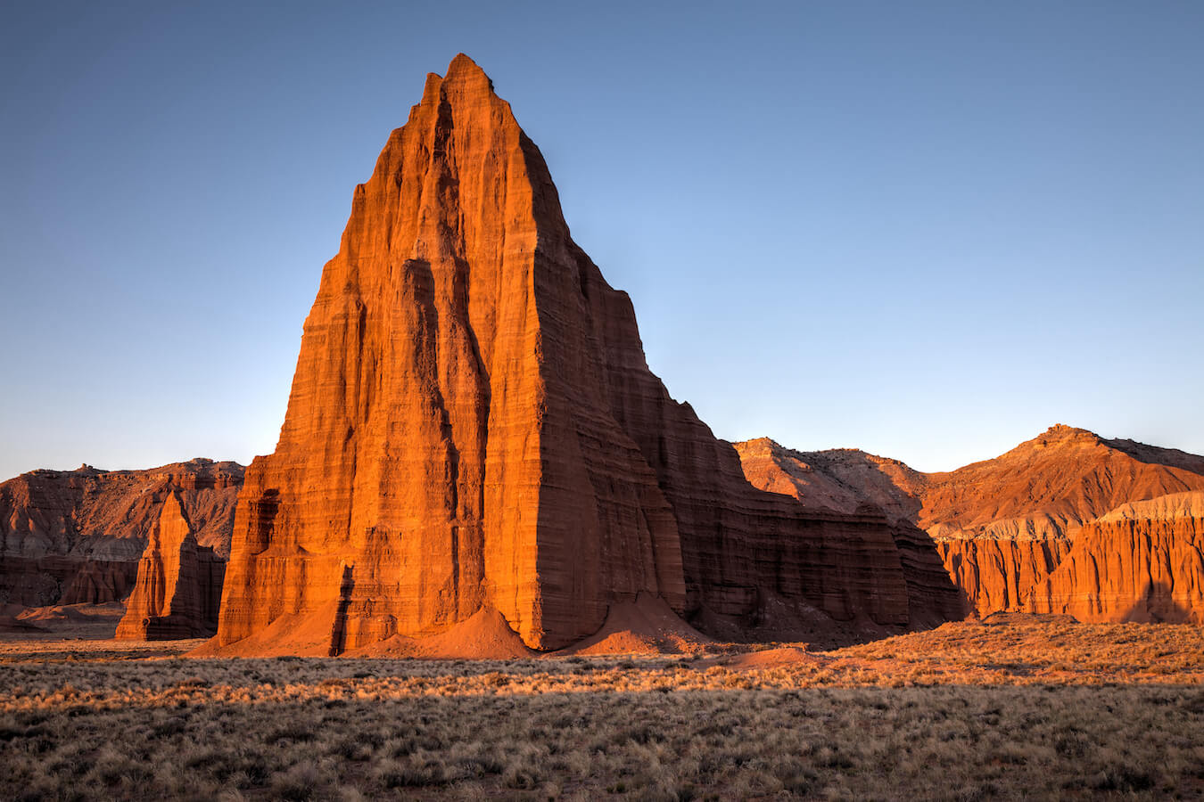 Temples of the Sun and Moon, Cathedral Valley, Capitol Reef National Park, Utah | Photo Credit: Shutterstock / Kipp Schoen