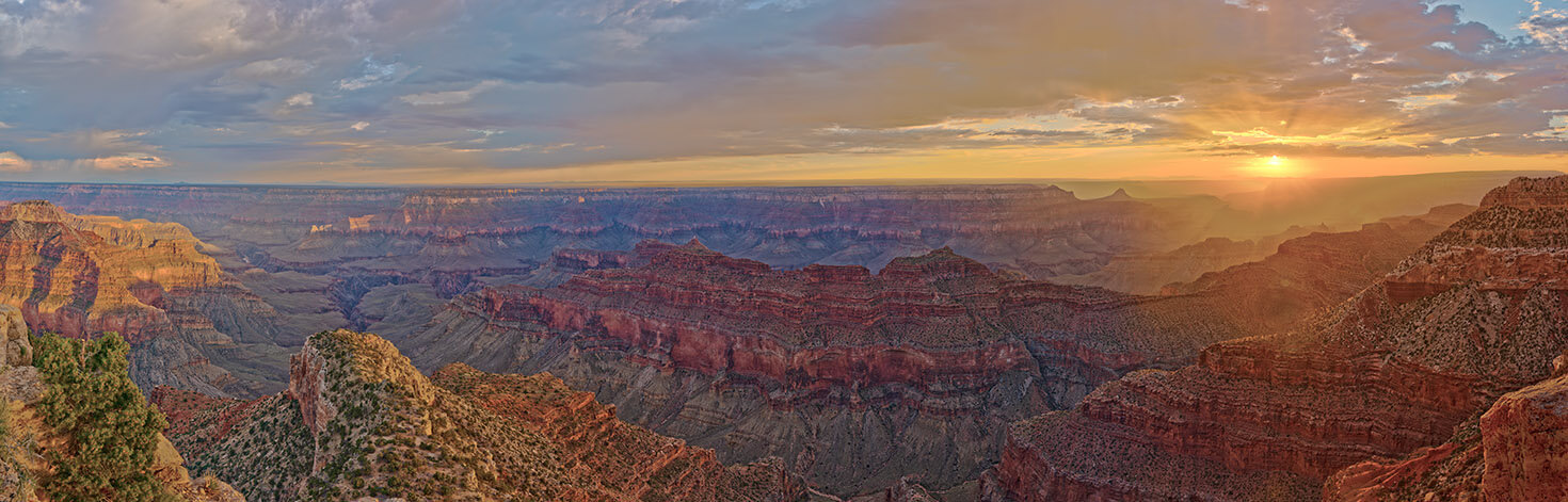 Monsoon Sunset at Point Sublime, North Rim, Grand Canyon National Park, Arizona | Photo Credit: Abba’s Creations Photography