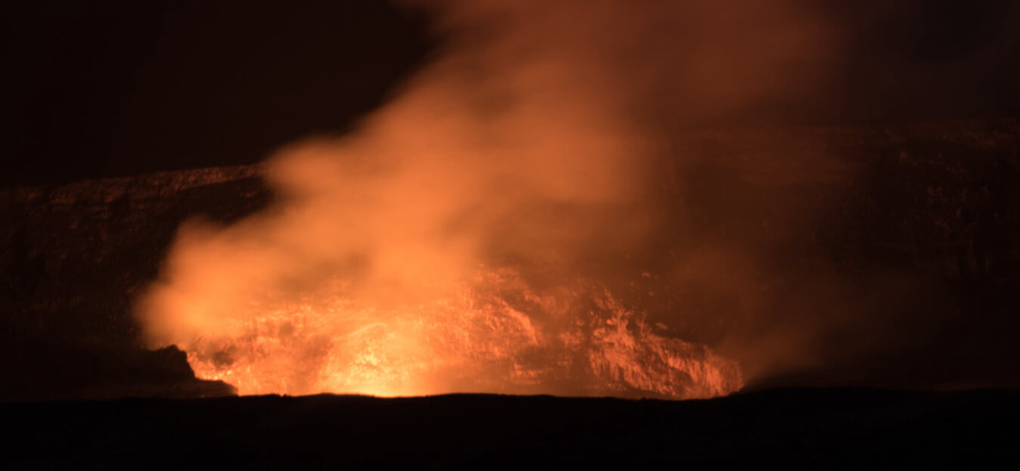 Halema'uma'u Crater, Hawaii Volcanoes National Park, Hawaii | Photo Credit: Shutterstock / DanVanPelt