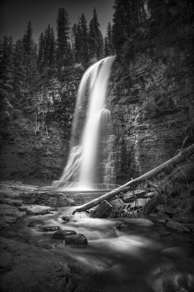 Motion, Glacier National Park, Wyoming, Masterclass, Black and White Photography | Photo Credit: Gary Wagner
