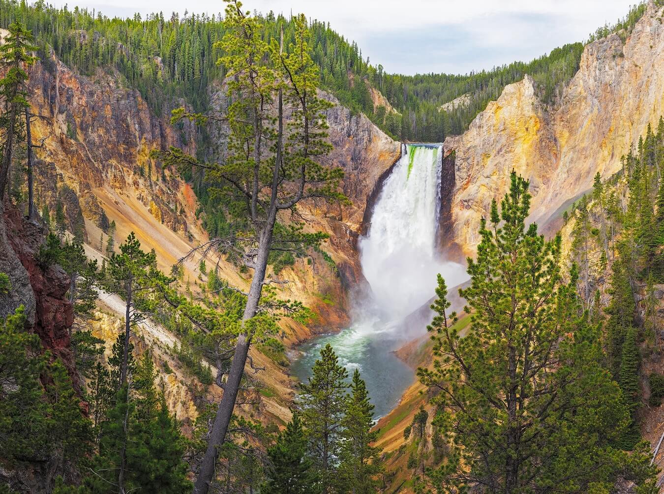 Lower Falls from Lower Lookout Point, Yellowstone National Park, Idaho, Montana & Wyoming, Masterclass, Gigapixel Photography | Photo Credit: John Freeman