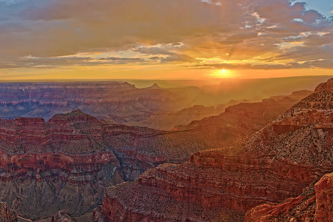 Monsoon Sunset at Point Sublime, North Rim, Grand Canyon National Park, Arizona | Photo Credit: Abba’s Creations Photography