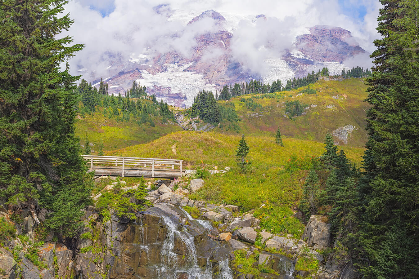 Myrtle Falls, Mount Rainier National Park, Washington | Photo Credit: John Freeman