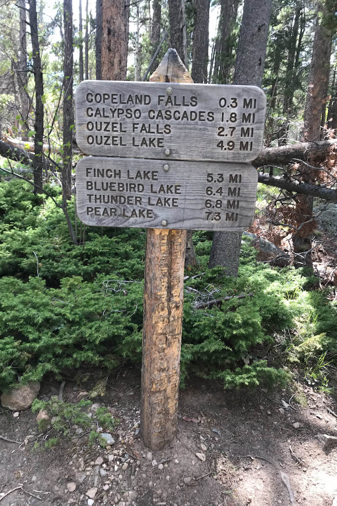 Copeland Falls Hike, Rocky Mountain National Park, Colorado | Photo Credit: Juventa Vezzani