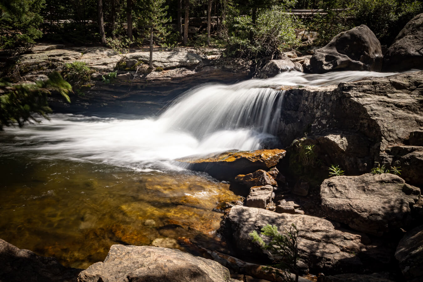 Upper Copeland Falls, Rocky Mountain National Park, Colorado | Photo Credit: Juventa Vezzani