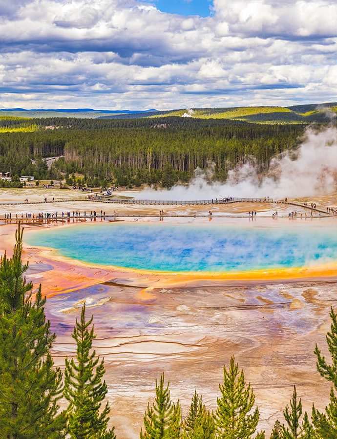 Grand Prismatic Spring Overlook