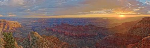 Monsoon Sunset at Point Sublime, North Rim, Grand Canyon National Park