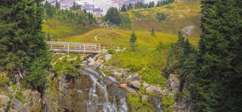 Myrtle Falls, Mount Rainier National Park, Washington