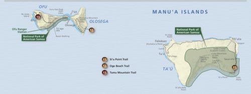 Manu'a Islands Map