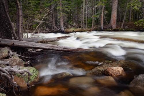 Copeland Falls Hike, North St. Vrain Creek, Rocky Mountain National Park, Colorado | Photo Credit: Juventa Vezzani