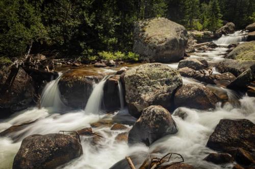 North St. Vrain Creek and Upper Copeland Falls, Rocky Mountain National Park, Colorado | Photo Credit: Juventa Vezzani
