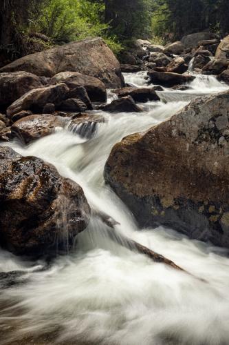 Copeland Falls Hike, North St. Vrain Creek, Rocky Mountain National Park, Colorado | Photo Credit: Juventa Vezzani