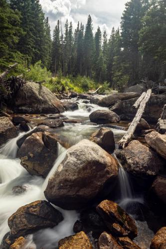 Copeland Falls Hike, North St. Vrain Creek, Rocky Mountain National Park, Colorado | Photo Credit: Juventa Vezzani