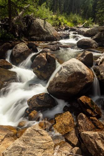 Copeland Falls Hike, North St. Vrain Creek, Rocky Mountain National Park, Colorado | Photo Credit: Juventa Vezzani