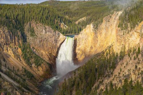 Lower Falls, Lookout Point, Yellowstone National Park, Wyoming | Photo Credit: John Freeman